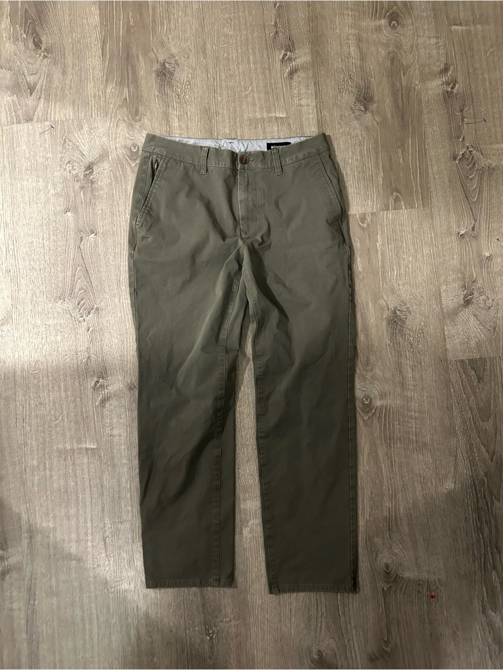 Bonobos Slim Fit Olive Chino Pants 30x28